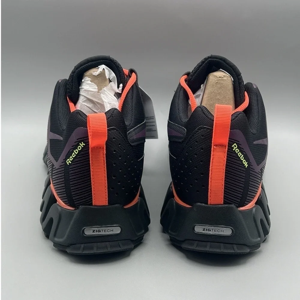 Reebok Zigwild TR6 Black Purple Coral Running Shoes - Men's Size 11.5 NEW